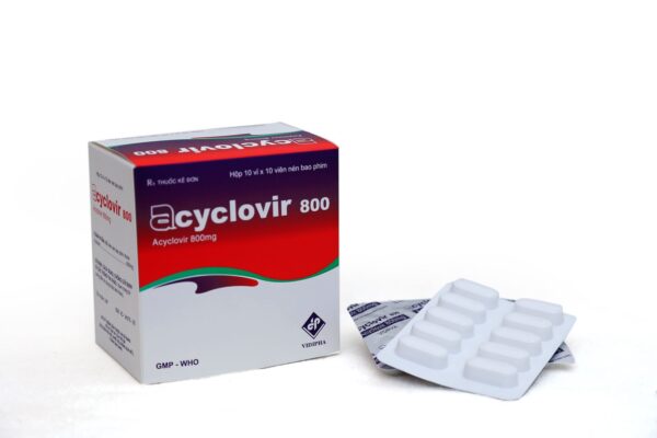 Viên nén Acyclovir 800 Vidipha-VN