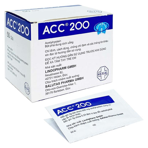 Bột pha ACC 200 Lindopharm-Đức
