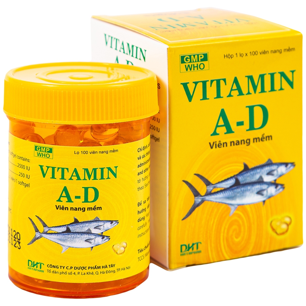 Viên nang Vitamin A-D Hataphar-VN