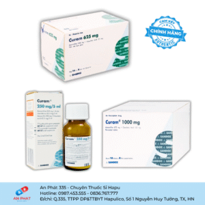Bột pha/ Viên nén Curam Sandoz-Áo