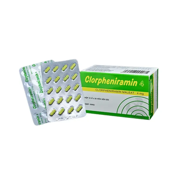 Viên nén Clorpheniramin 4 DHG-VN