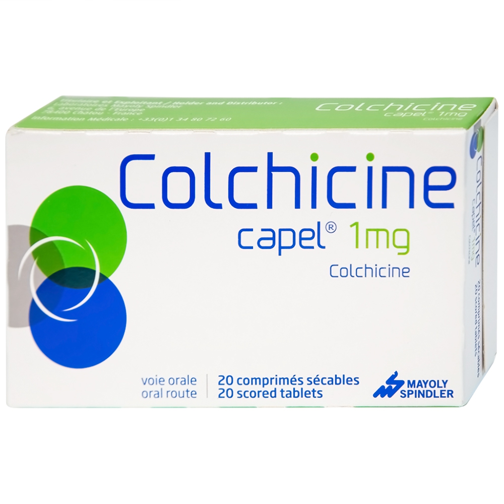 Viên nén Colchicine Capel 1mg Pháp
