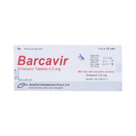 Viên nén Barcavir Incepta