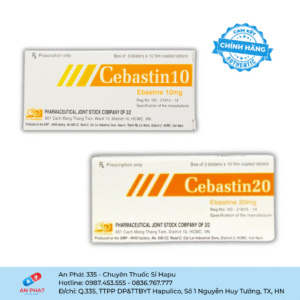 Viên nén Cebastin Dược phẩm 3/2-VN