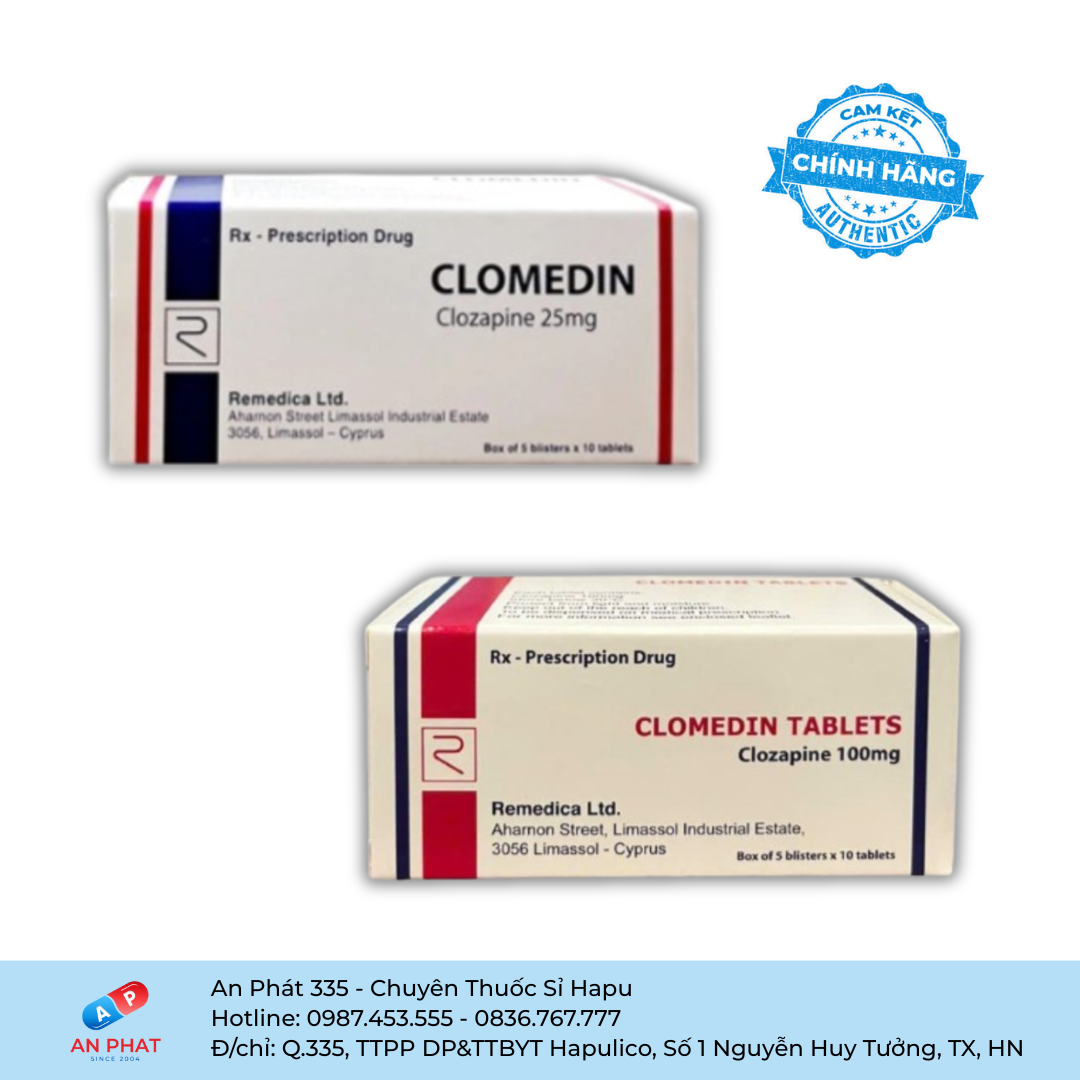 Viên nén Clomedin tablets Remedica