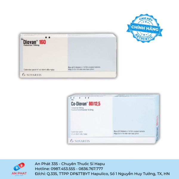 Viên nén Co-Diovan Novartis-Ý | Thuốc Sỉ Hapu