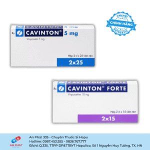 Viên nén/ Dung dịch tiêm Cavinton (Forte) Gedeon