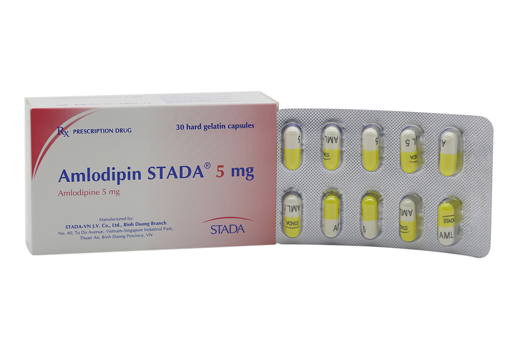Viên nang Amlodipin 5mg Stada-VN