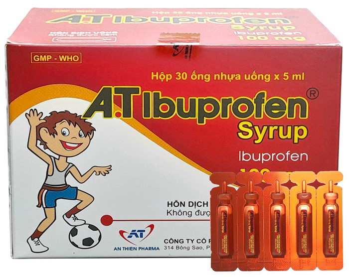 Hỗn dịch uống A.T Ibuprofen Syrup An Thiên-VN