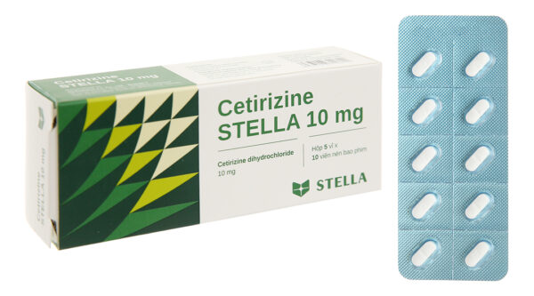 Viên nén Cetirizine 10 mg Stella-VN