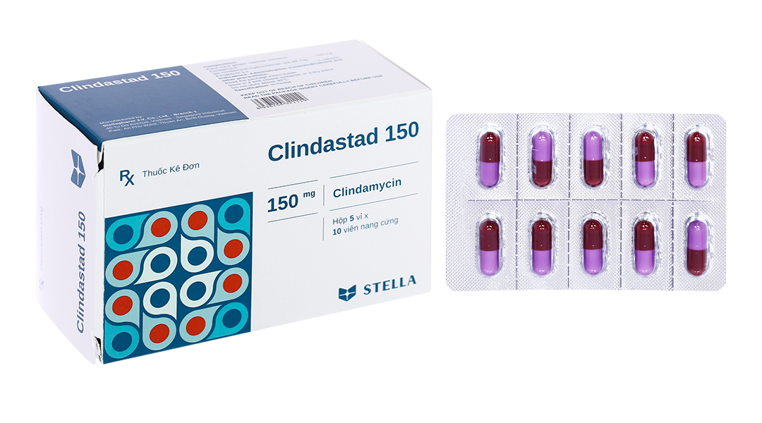Viên nang Clindastad 150mg Stella-VN