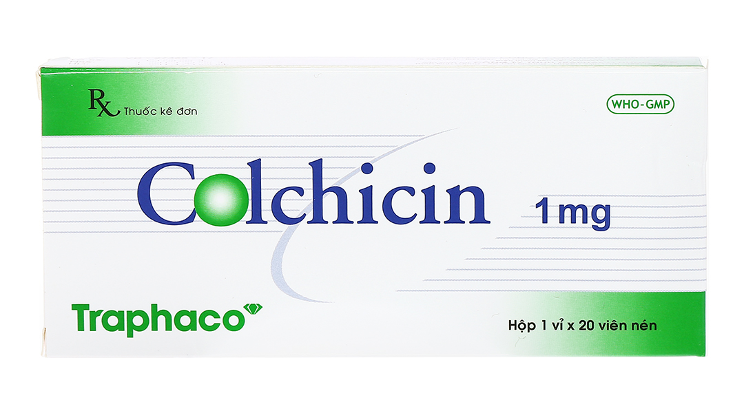 Viên nén Colchicine 1mg Traphaco-VN