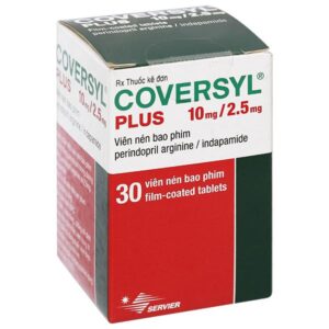 Viên nén Coversyl Plus 10mg/2.5mg Servier