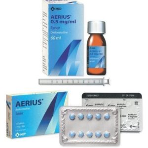Siro/Viên nén Aerius 0.5mg/5ml MSD-Bỉ