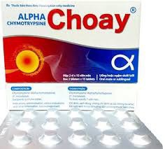 Viên nén Alphachymotrypsine Choay Sanofi-VN