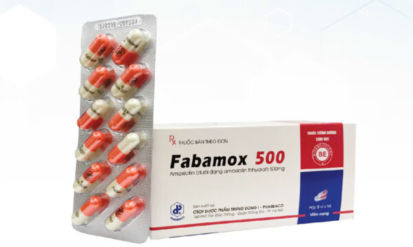 Viên nang Fabamox 500 Pharbaco TW1-VN