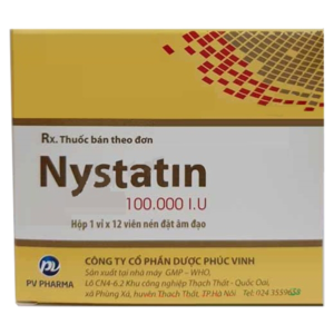 Viên đặt Nystatin 100.000 IU Phúc Vinh – Việt Nam