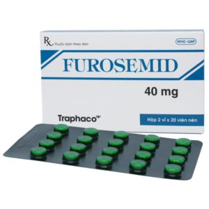 Viên nén Furosemid 40mg Traphaco - Việt Nam