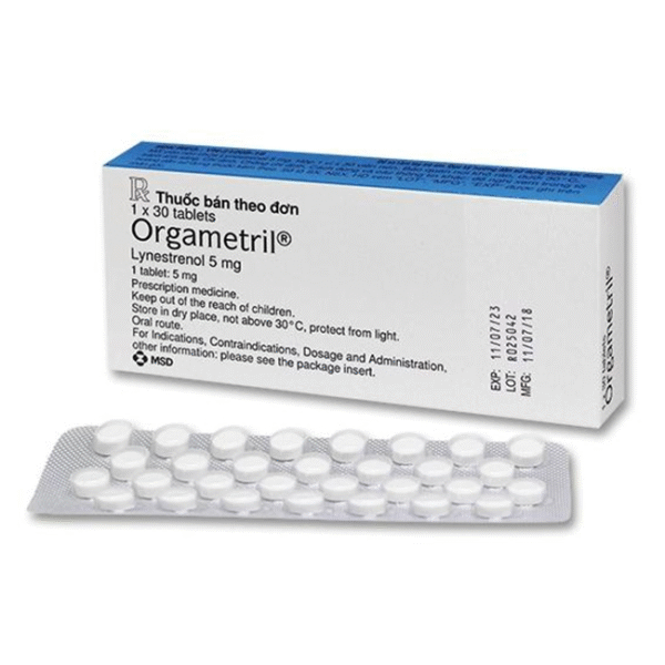 Viên nén Orgametril 5mg Organon – Hà Lan