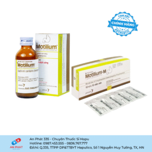 Hỗn dịch uống / viên nén Motilium / Motilium-M Janssen