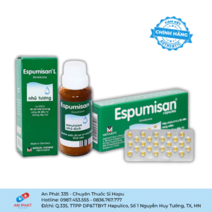 Nhũ dịch / Viên nang Espumisan Menarini - Đức