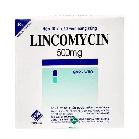 Viên nang Lincomycin 500mg Vidipha – Việt Nam