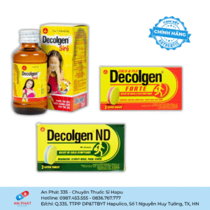 Sirô/Viên nén Decolgen / Decolgen Forte / Decolgen ND United - Việt Nam