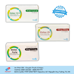 Viên nén Ebitac 12.5/25/Forte JSC - Ukraine