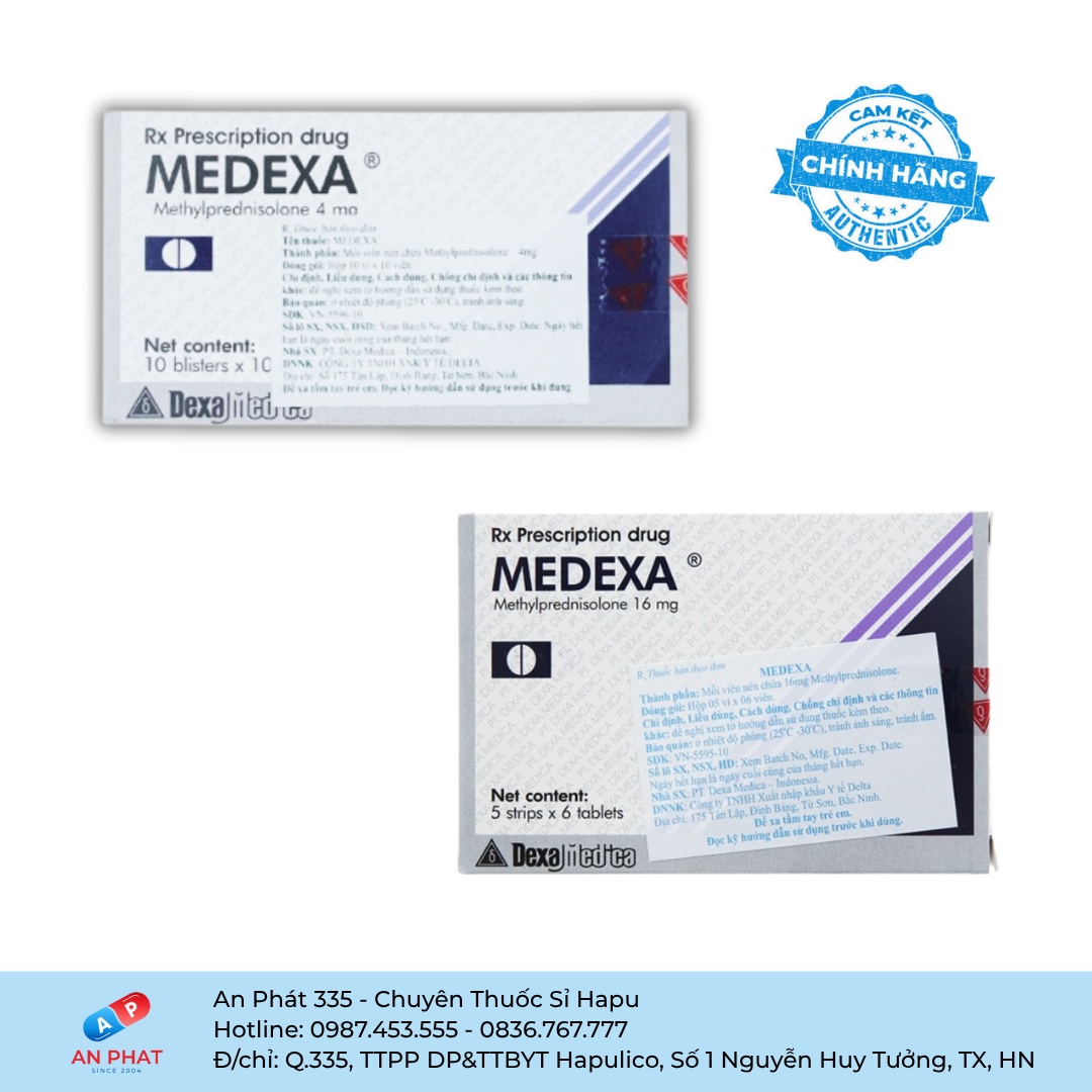 Viên nén Medexa 4/16 PT Dexa Medica