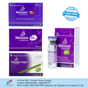 Viên nén / Cốm pha / Bột pha tiêm Nexium / Nexium Mups AstraZeneca – Thụy Điển