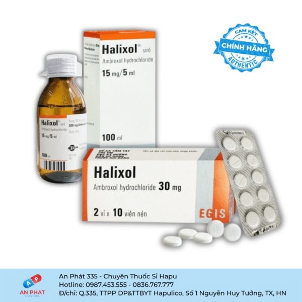 Viên nén / Siro Halixol Egis | Thuốc Sỉ Hapu