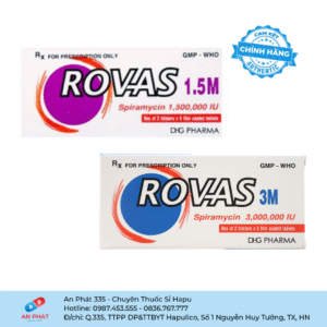 Viên nén bao phim Rovas 1.5M/3M DHG – Việt Nam