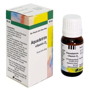 Dung dịch uống Aquadetrim vitamin D3 Polpharma - Ba Lan