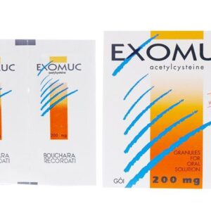 Cốm pha dung dịch uống Exomuc 200mg Sophartex - Pháp
