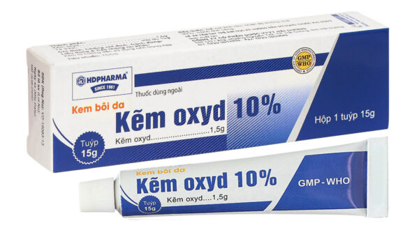 Kem bôi Kẽm Oxyd 10% HDPharma- Việt Nam
