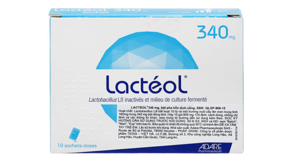 Bột pha Lacteol 340mg Adare - Pháp