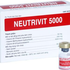 Bột pha tiêm Neutrivit 5000 Bidiphar - Việt Nam